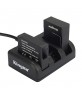 KINGMA  3-Slot Battery Charger for AHDBT-201 / AHDBT-301/ AHDBT-401 / GoPro Hero 3 / 3+ / 4 - Black  