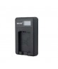 Camera Battery Charger with Screen for SONY NP-FW50 Black  