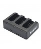 KINGMA  3-Slot Battery Charger for AHDBT-201 / AHDBT-301/ AHDBT-401 / GoPro Hero 3 / 3+ / 4 - Black  