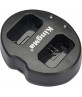 KingMa® Dual Slot USB Battery Charger for SONY NP-FW50 Battery for NEX-5C NEX-C3 NEX-7 A33 A55 NEX-5N NEX-F3 SLT-A37 NEX-7 Camera  