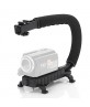 C Shape Video Stabilizer Handle Mount Grip for DV Camcorder DSLR Camera  