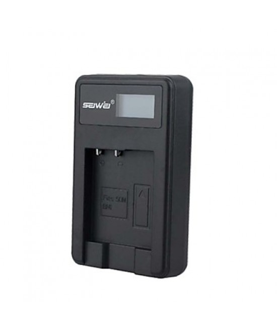 Camera Battery Charger with Screen for SONY NP - BN1 Black  