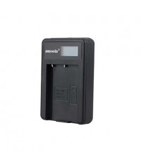 Camera Battery Charger with Screen for Nikon EN-EL9 Black  
