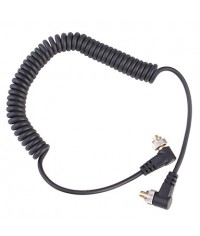 Male to Male Sync Cable for NIKON SC-15 SC-11 with Screw Lock  