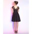 TS Couture? Cocktail Party / Homecoming / Prom Dress - Short Plus Size / Petite A-line Jewel Knee-length Lace with Buttons / Draping  