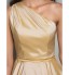 TS Couture? Cocktail Party / Homecoming / Prom Dress - Elegant Plus Size / Petite A-line / Princess One Shoulder Tea-length Taffeta withSash / Ribbon  