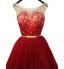 Formal Evening Dress Ball Gown Scoop Floor-length Satin / Tulle / Stretch Satin with Beading / Sequins  