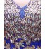Formal Evening / Military Ball Dress - Lace-up / See Through / Color Block Trumpet / Mermaid Straps Floor-length Lace / Tulle withBeading  