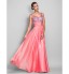 TS Couture? Prom / Formal Evening / Military Ball Dress Plus Size / Petite Sheath / Column Spaghetti Straps Floor-length Chiffon / Sequined   