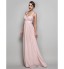 TS Couture? Prom / Formal Evening / Military Ball Dress - Open Back Plus Size / Petite Sheath / Column V-neck Floor-length Chiffon with Beading   