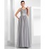 TS Couture? Formal Evening / Military Ball Dress - Vintage Inspired / Elegant Plus Size / Petite A-line / Princess V-neck Floor-length Chiffon / Tulle  