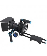 4 IN1 DSLR Rig kit 1PC shoulder mount rig 1PC Matte Box 1PC follow focus 1PC Dslr cage for Cameras & Video Camcorders  