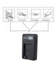 Camera Battery Charger with Screen for SONY NP - BN1 Black  